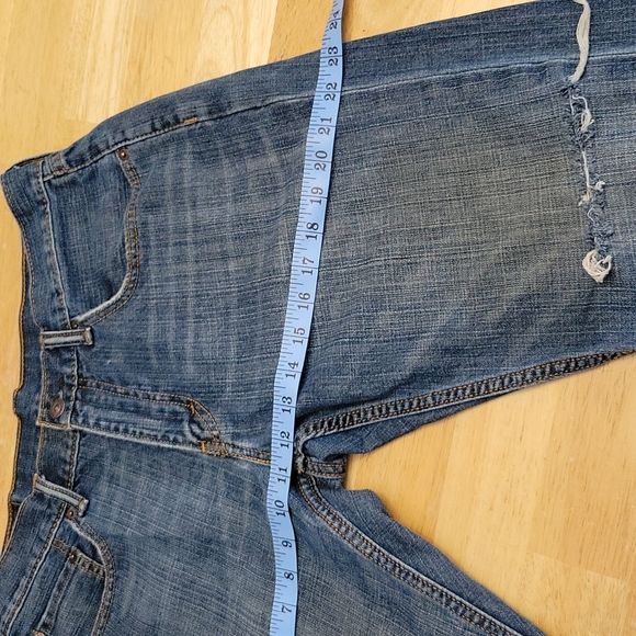 Levi's 559 Medium Wash Distressed Relaxed Fit Jeans 32x30 - Picture 10 of 12